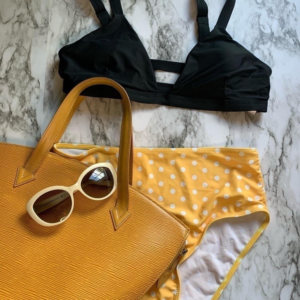 VYB Black Bikini Strap Top